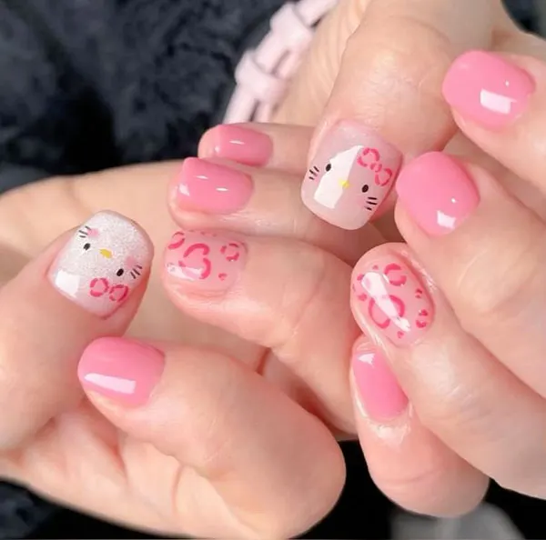 32 مدل ناخن بچه گانه فانتزی | طرحهایی که بچهها واقعاً دوست دارن! 27 Childrens nail model 22