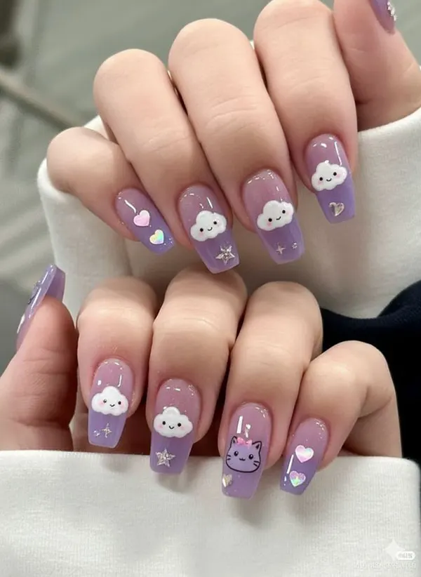 32 مدل ناخن بچه گانه فانتزی | طرحهایی که بچهها واقعاً دوست دارن! 16 Childrens nail model 30