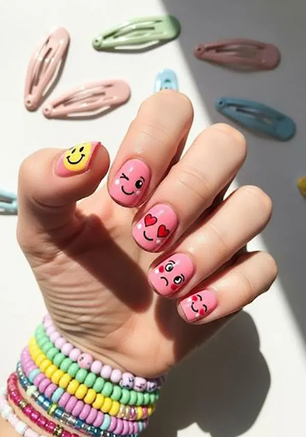 32 مدل ناخن بچه گانه فانتزی | طرحهایی که بچهها واقعاً دوست دارن! 8 Childrens nail model 4