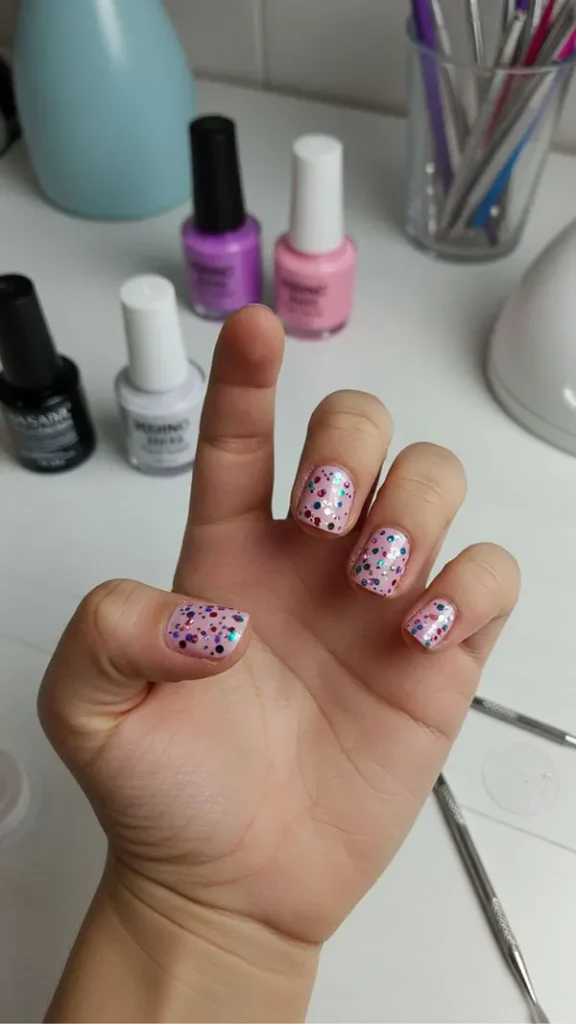 32 مدل ناخن بچه گانه فانتزی | طرحهایی که بچهها واقعاً دوست دارن! 12 Childrens nail model 8