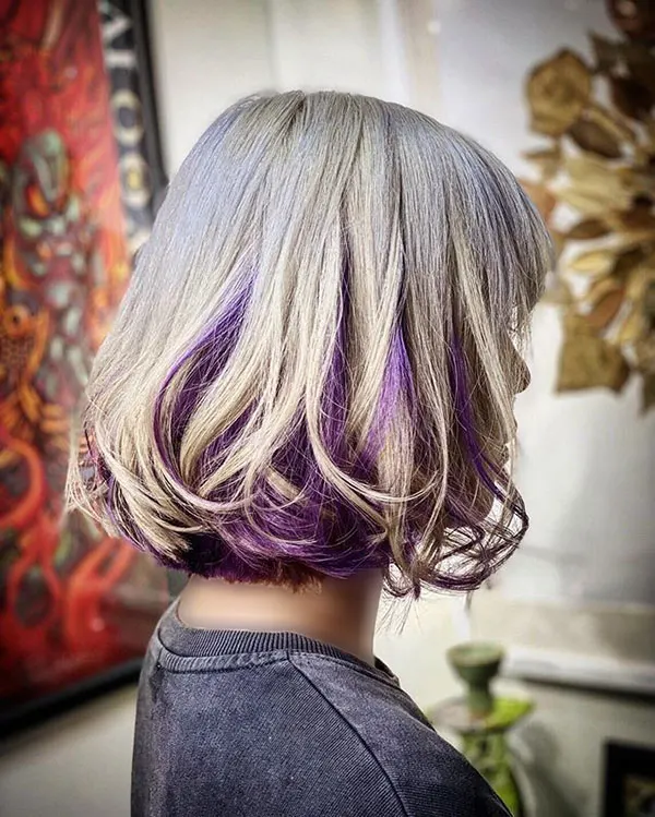 Dyeing the bottom of the hair 11