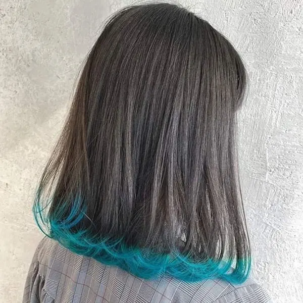 Dyeing the bottom of the hair 17