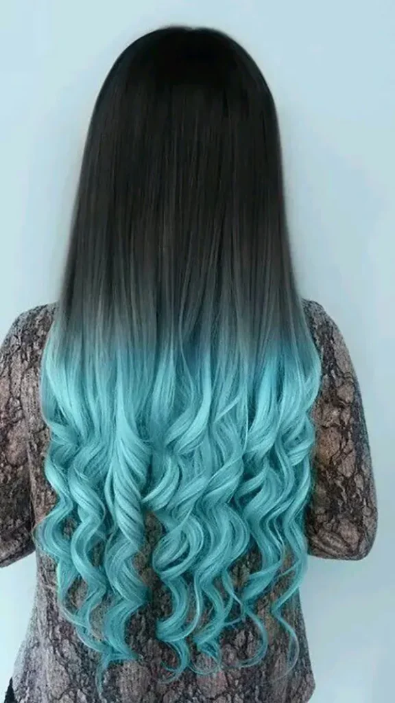 Dyeing the bottom of the hair 28