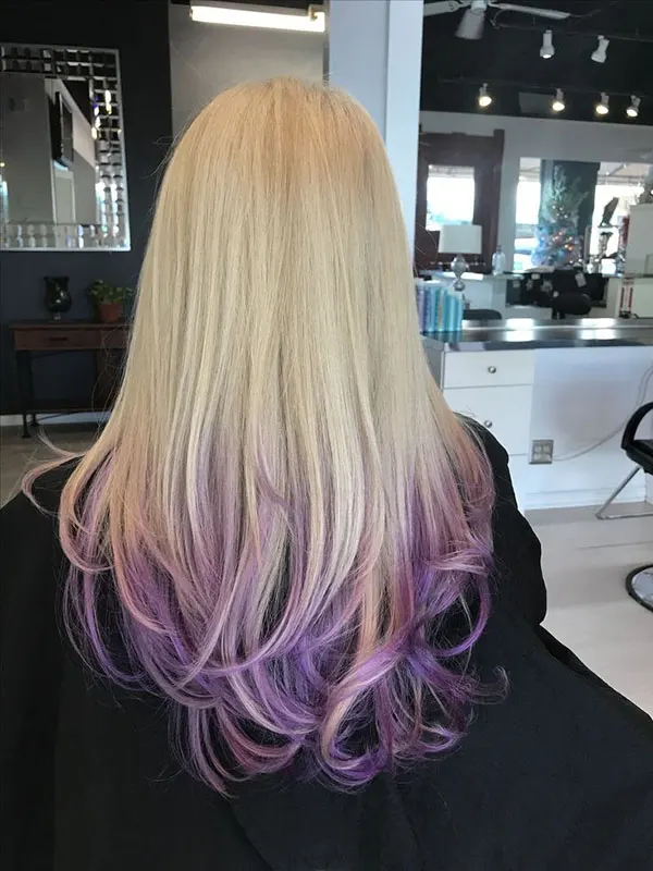 Dyeing the bottom of the hair 29