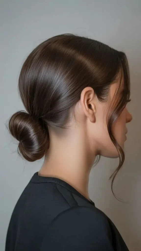 European low chignon 22