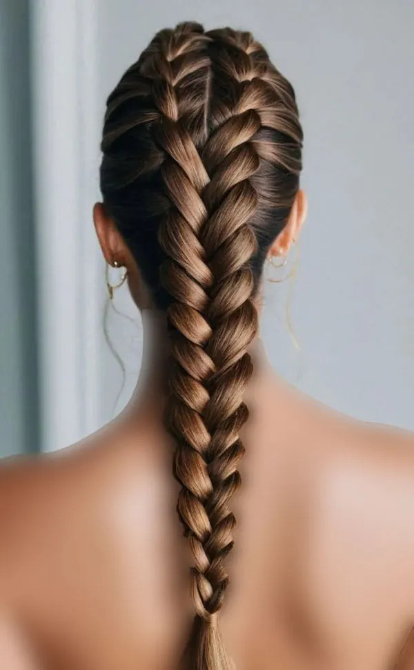 Girls Dutch braid 13