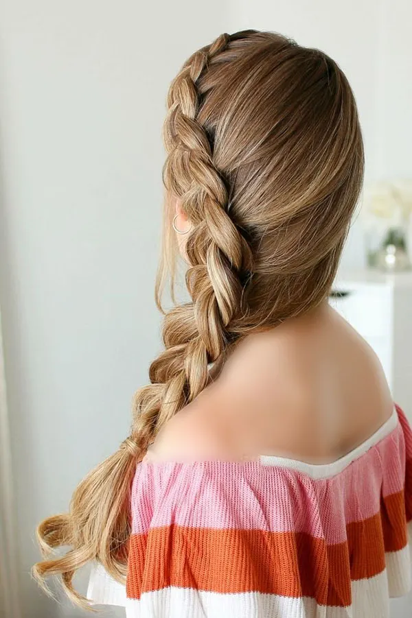 Girls Dutch braid 14