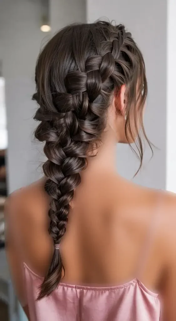 Girls Dutch braid 16