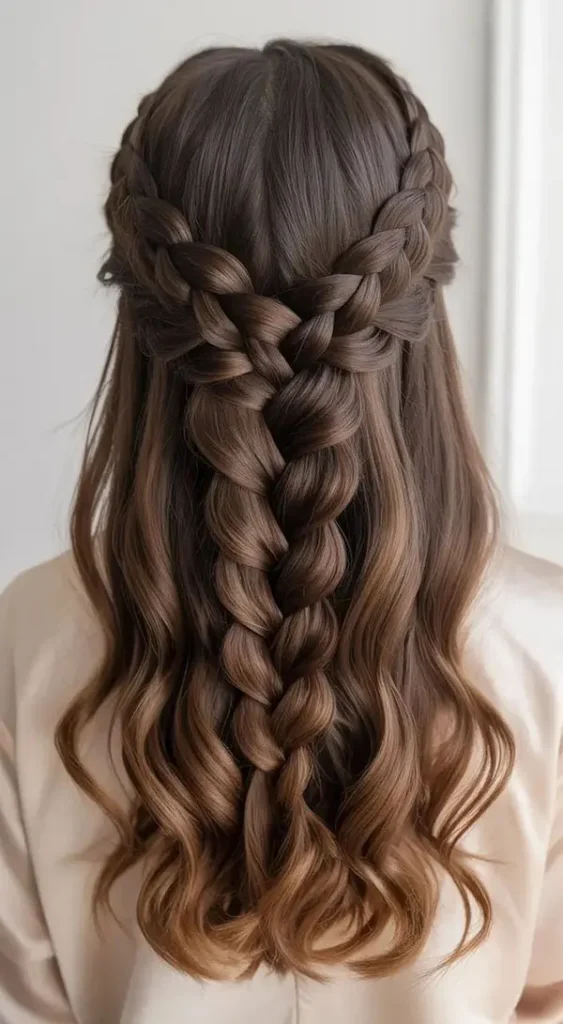 Girls Dutch braid 18