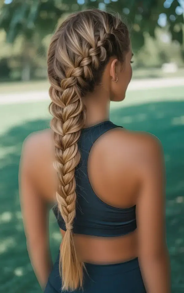 Girls Dutch braid 24