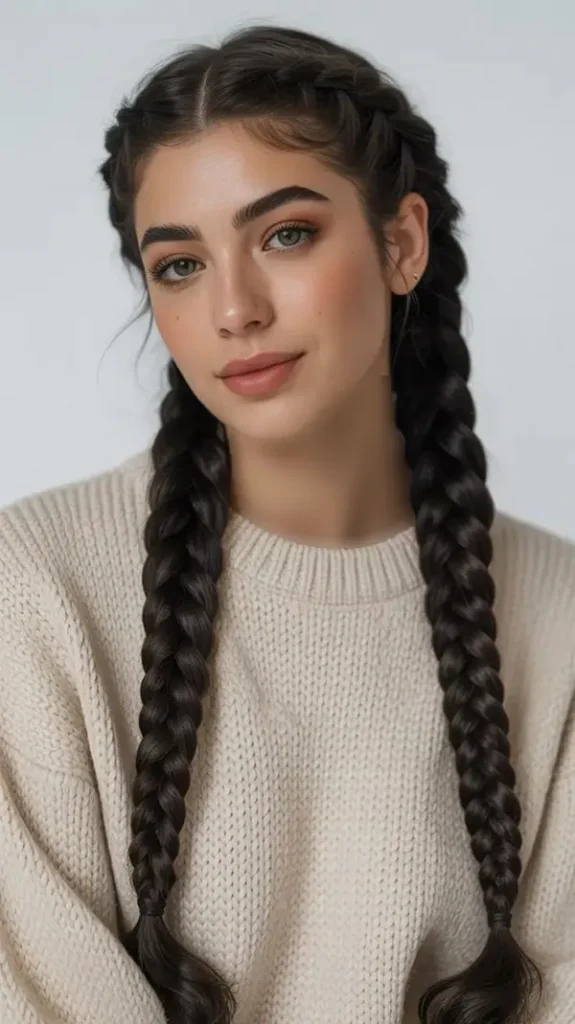 Girls Dutch braid 28