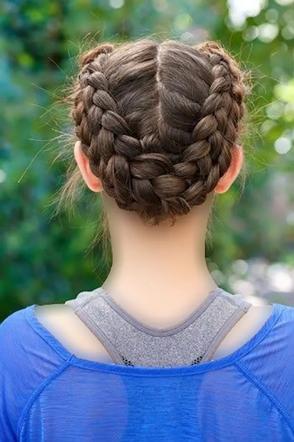 Girls Dutch braid 30