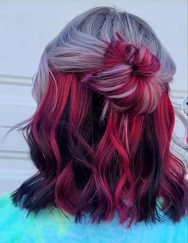 31 مدل رنگ مو دخترونه فانتزی؛ رنگ موهایی که توی اینستاگرام ترندن! 5 Girls hair color 1