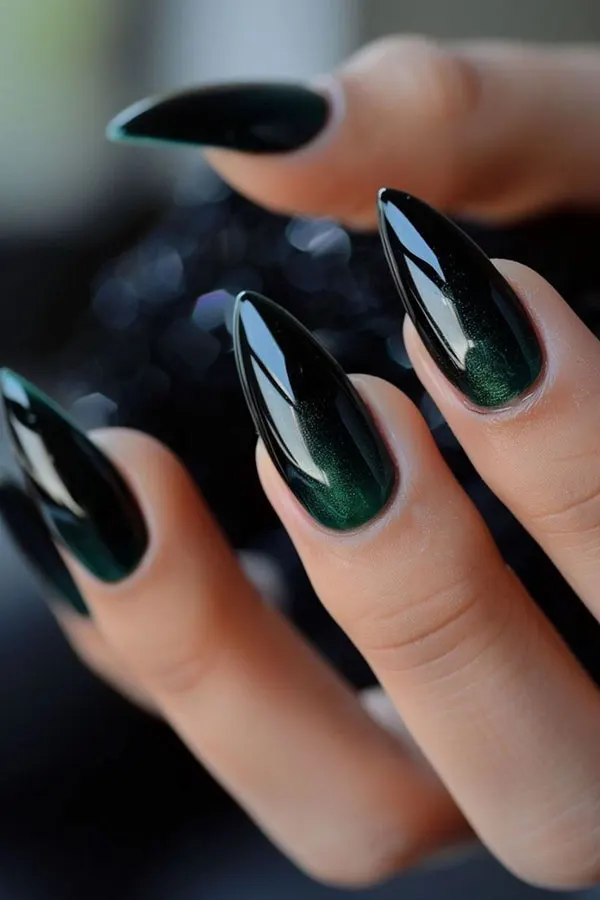 Green ice nails 11