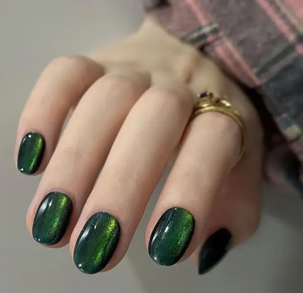 Green ice nails 14