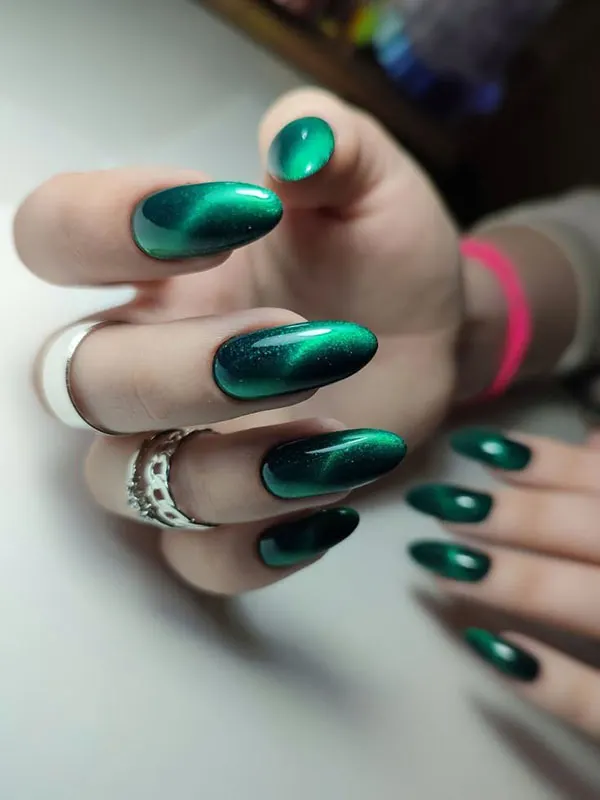 Green ice nails 19