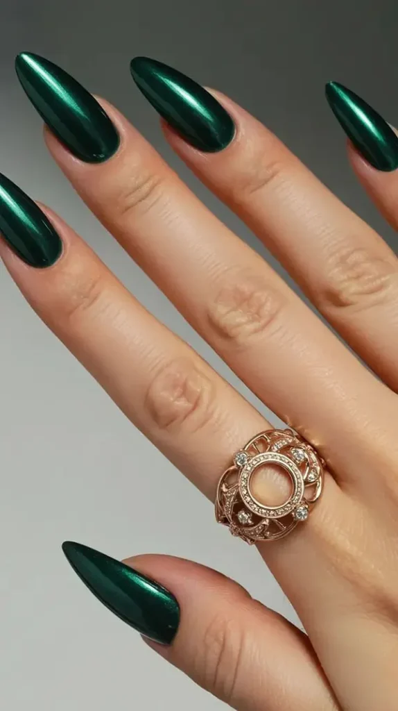 Green ice nails 21