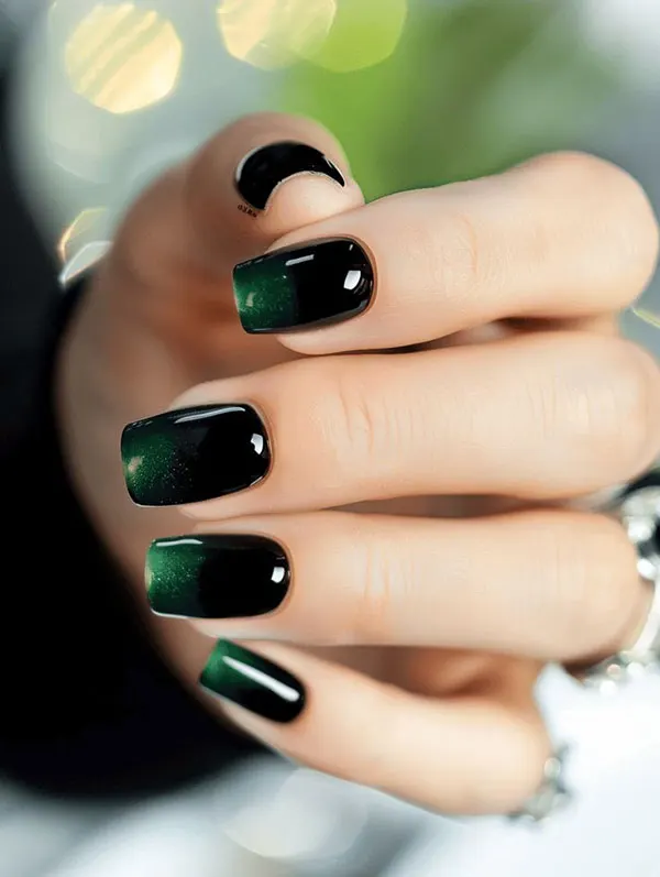 Green ice nails 26