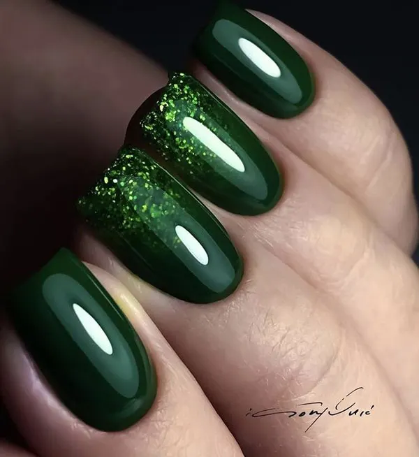 Green ice nails 4