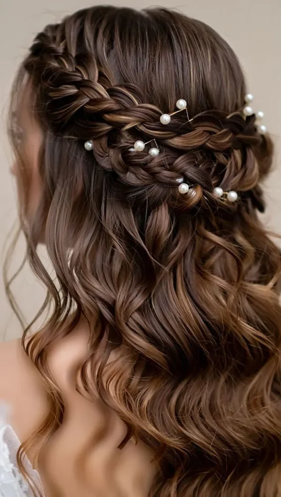 Hair weave from the front 12