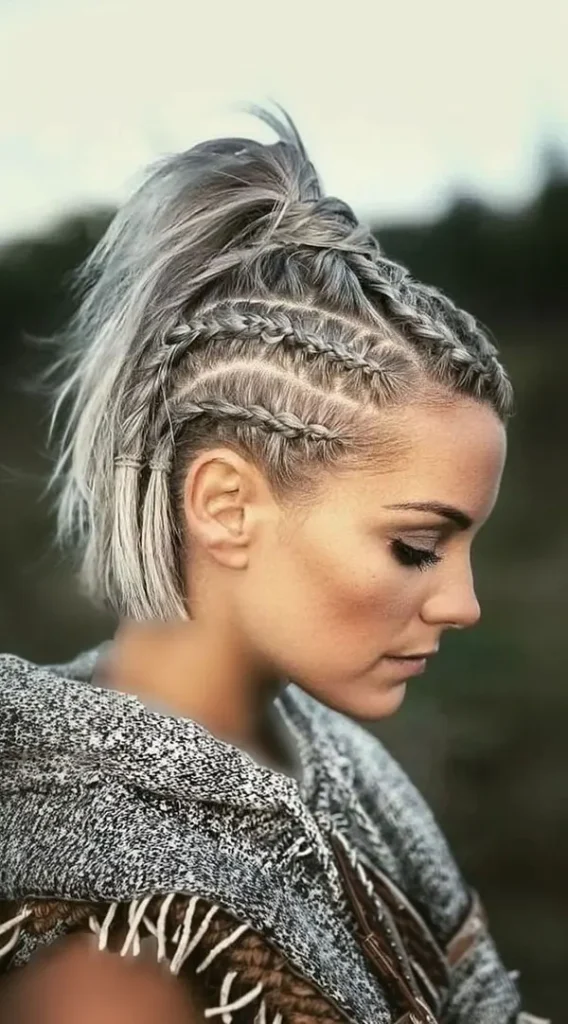 Hair weave from the front 24