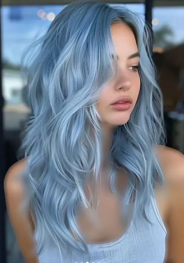 Ice blue hair color 11