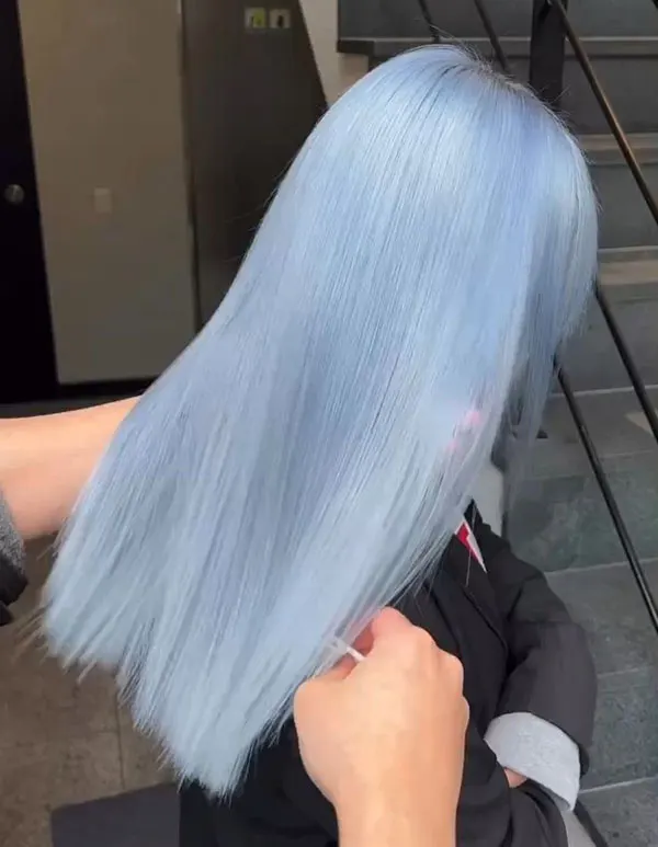 Ice blue hair color 14