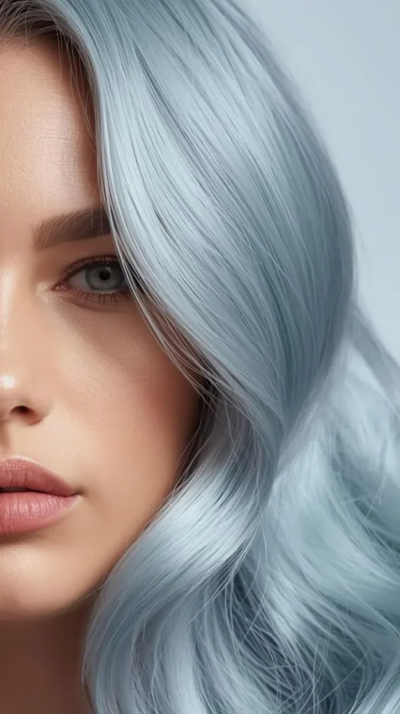Ice blue hair color 22