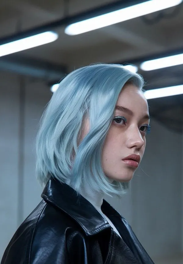 Ice blue hair color 27