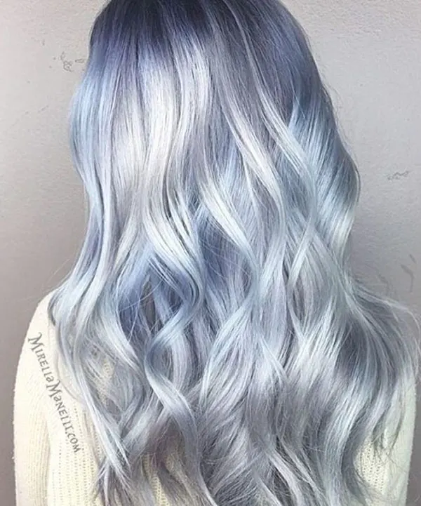 Ice blue hair color 9
