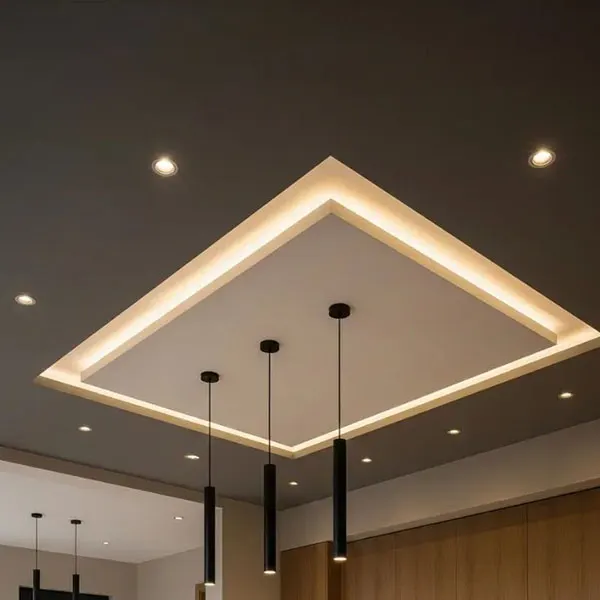 34 مدل کناف سقف آشپزخانه | از ترندهای اینستاگرامی تا واقعیت زندگی روزمره! 31 Kitchen ceiling model 27