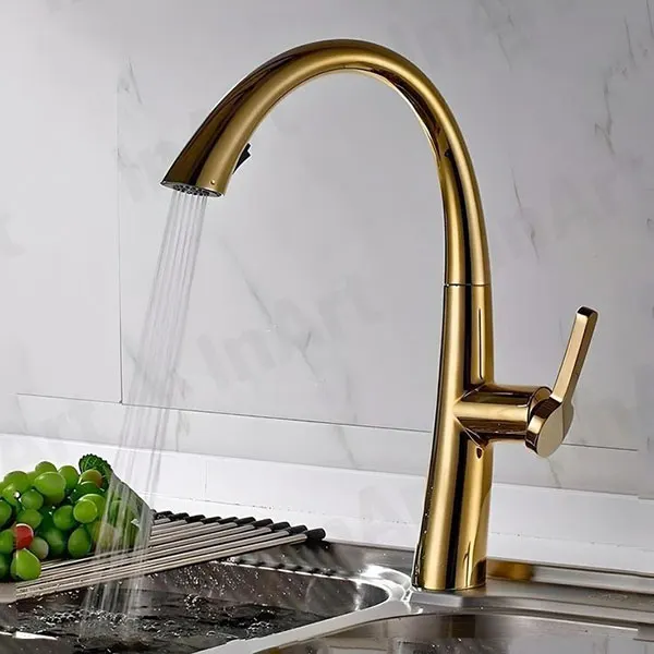 انواع شیرآلات آشپزخانه ترند 2026 | مشکی، طلایی یا کروم؟ 23 Kitchen faucets 22