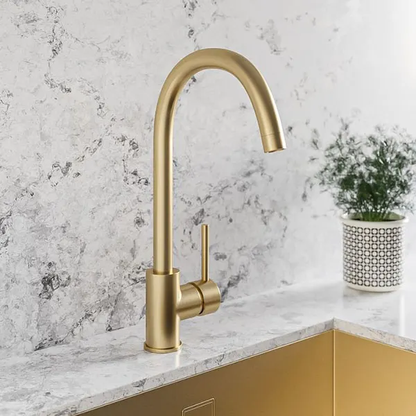 انواع شیرآلات آشپزخانه ترند 2026 | مشکی، طلایی یا کروم؟ 8 Kitchen faucets 6