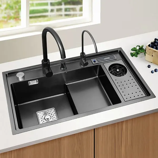 انواع شیرآلات آشپزخانه ترند 2026 | مشکی، طلایی یا کروم؟ 10 Kitchen faucets 8