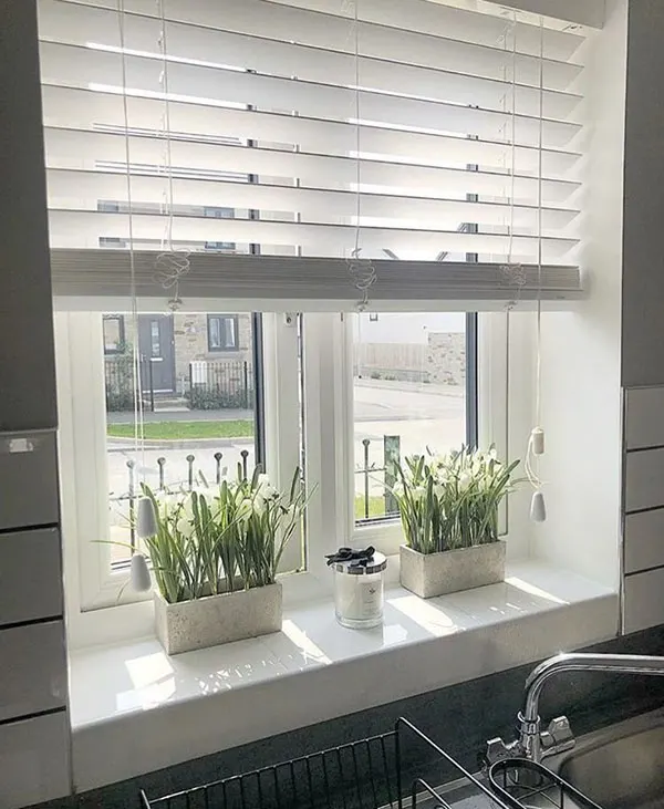 32 ایده پرده شید آشپزخانه | انتخابی که حالوهوای آشپزخونه رو عوض میکنه! 8 Kitchen shade curtain 4