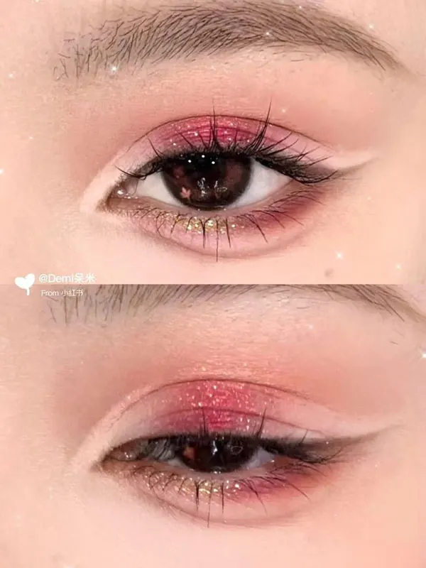 31 مدل میکاپ کره ای چشم؛ مینیمال، لطیف، دخترونه... 25 Korean eye makeup 22