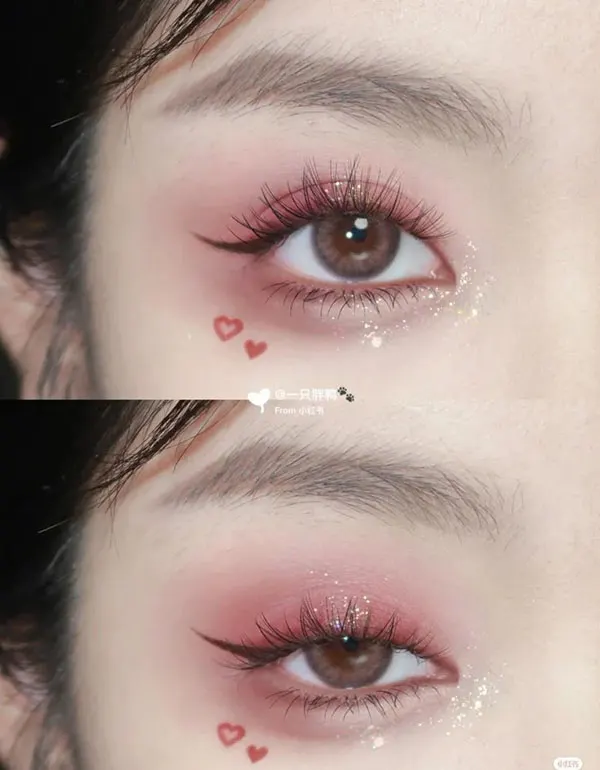 31 مدل میکاپ کره ای چشم؛ مینیمال، لطیف، دخترونه... 31 Korean eye makeup 28