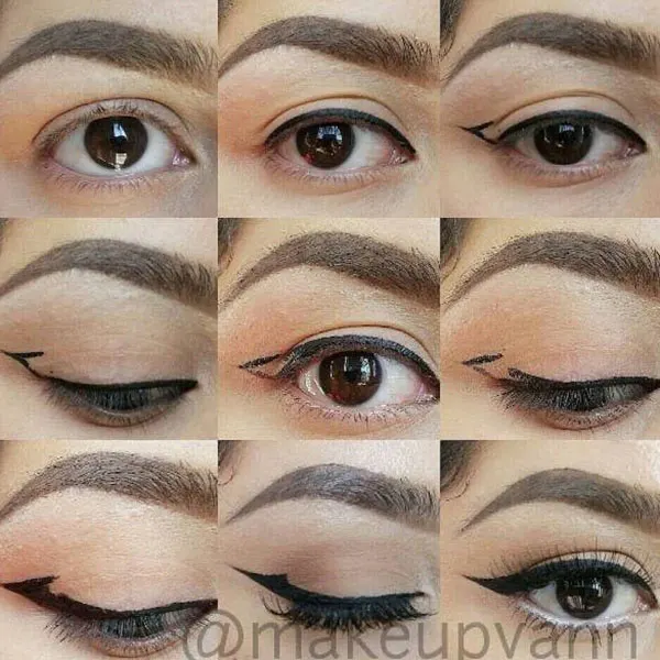 5 مرحله آموزش کشیدن خط چشم | طبیعی، تمیز و بدون اغراق! 12 Learn how to draw eyeliner 11