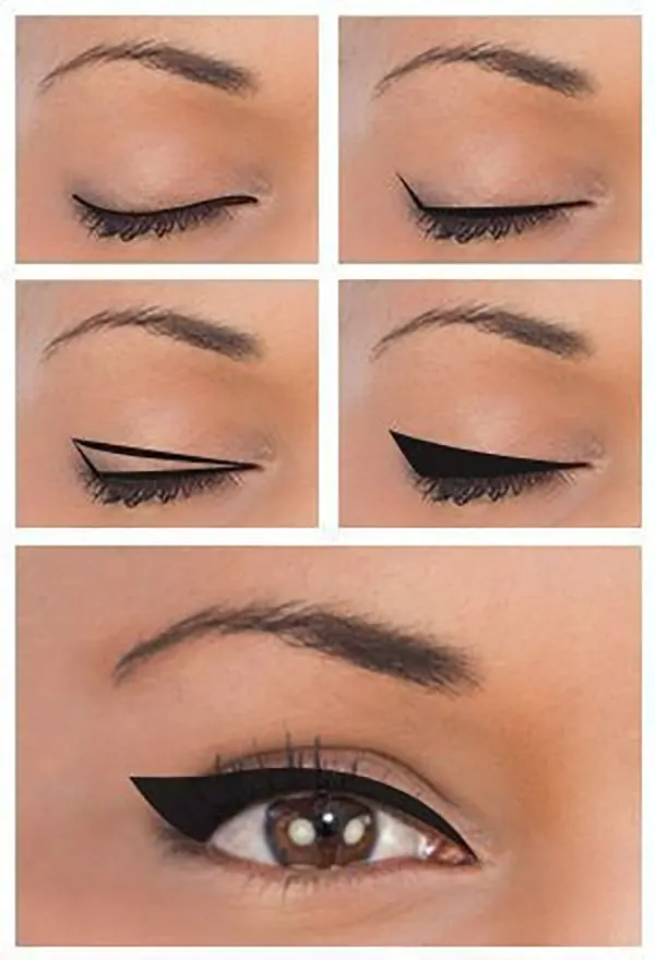 5 مرحله آموزش کشیدن خط چشم | طبیعی، تمیز و بدون اغراق! 18 Learn how to draw eyeliner 17