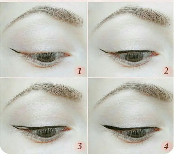 5 مرحله آموزش کشیدن خط چشم | طبیعی، تمیز و بدون اغراق! 4 Learn how to draw eyeliner 2
