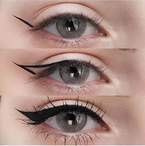 5 مرحله آموزش کشیدن خط چشم | طبیعی، تمیز و بدون اغراق! 6 Learn how to draw eyeliner 3