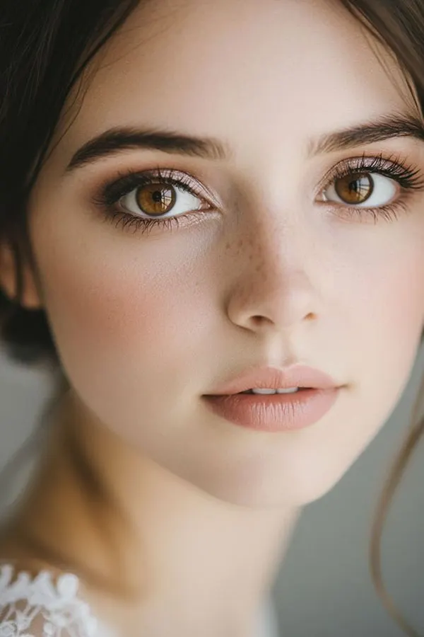 Light makeup for girls for weddings 15