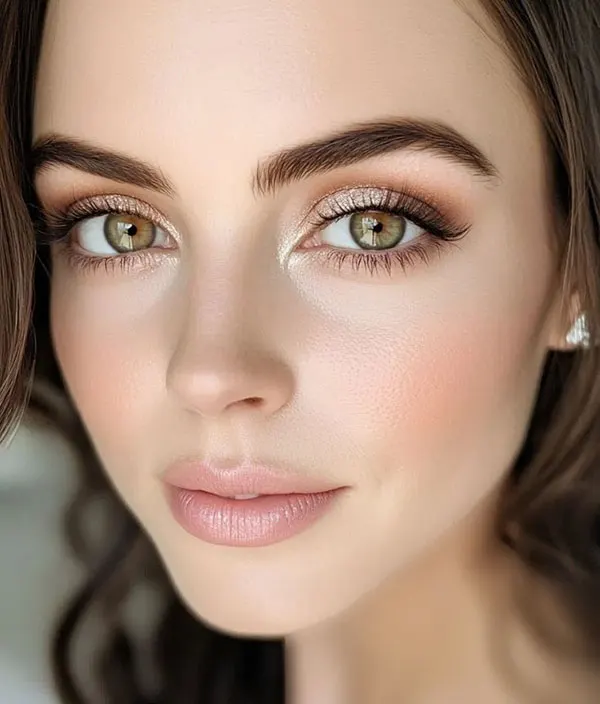 Light makeup for girls for weddings 8