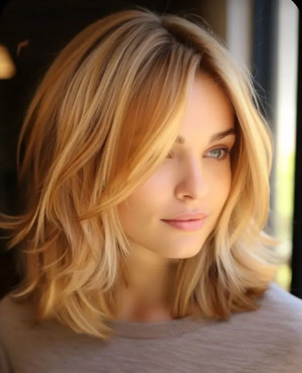Medium golden blonde 9