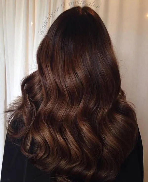 Natural brown hair color 25