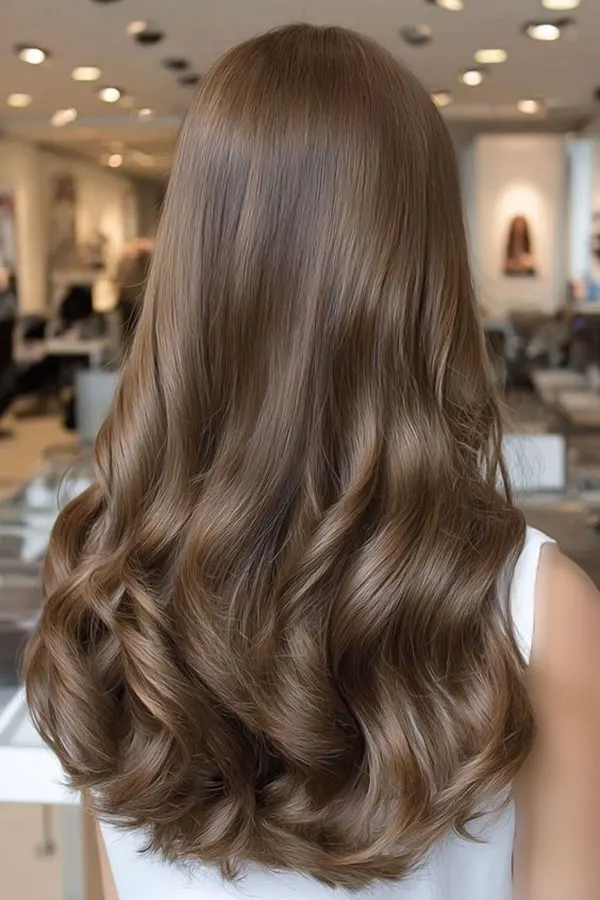 Natural brown hair color 28