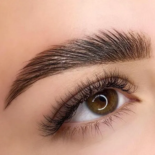 Natural eyebrow transplant model 19