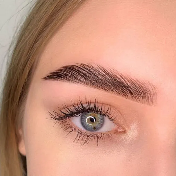 Natural eyebrow transplant model 9