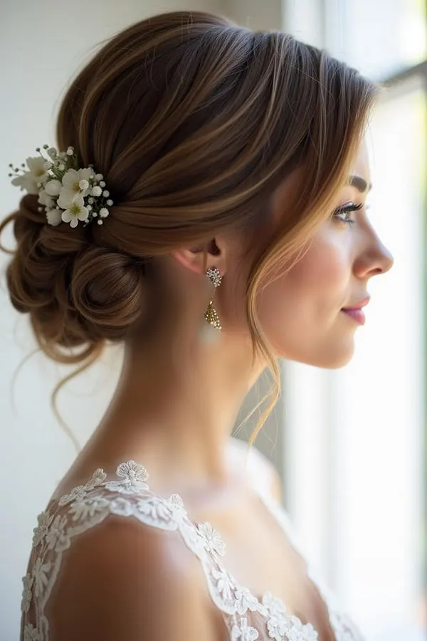 New bridal hairstyles tied up 1