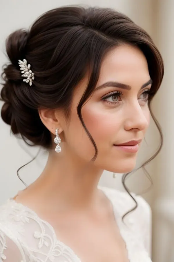New bridal hairstyles tied up 12